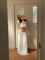 Strapless Skirt Suit