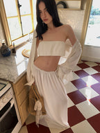 Strapless Skirt Suit