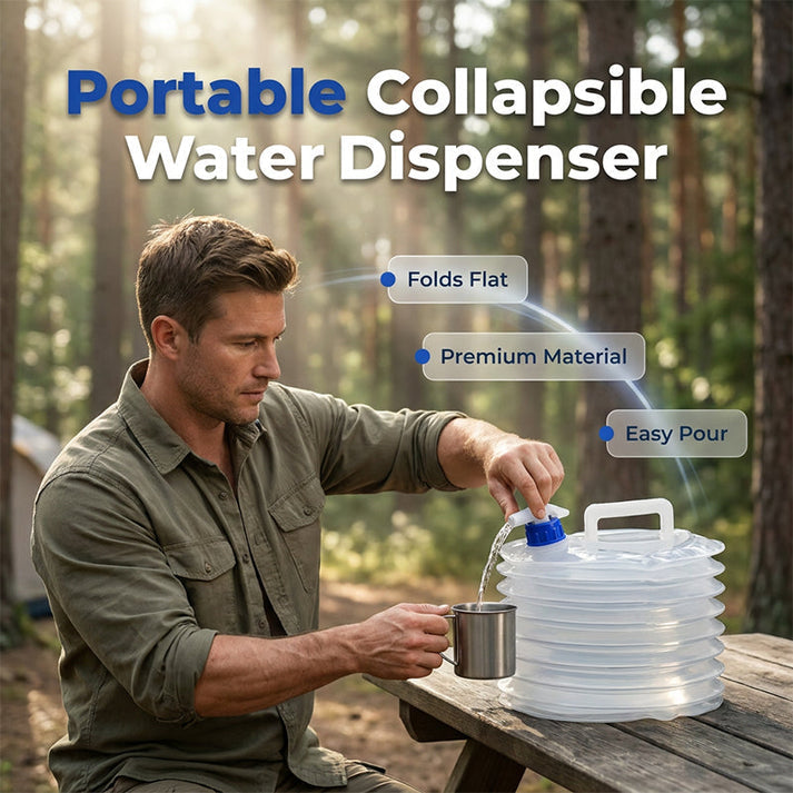 🥳2026 HOT SALE🥳💨Collapsible Water Container with Spigot
