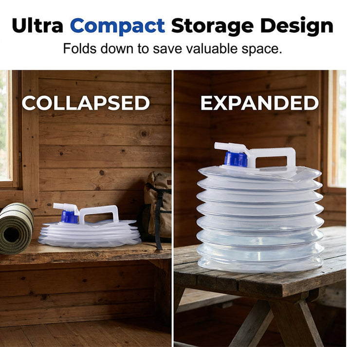 🥳2026 HOT SALE🥳💨Collapsible Water Container with Spigot